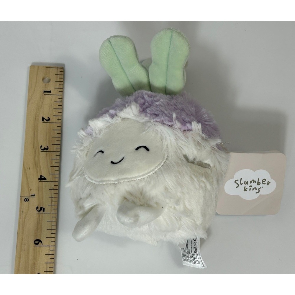 Slumberkins Patchlings Garden Patch Vegetables Turnip mini plush lovey cute - Picture 3 of 3